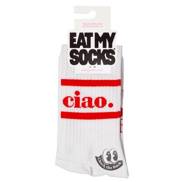 Eat My Socks Women's Ciao Crew Socks