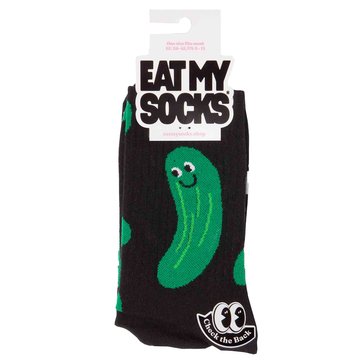 Eat My Socks Women's pickle Crew Socks