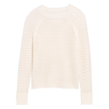 Old Navy Women's Openwork Raglan Crewneck Top