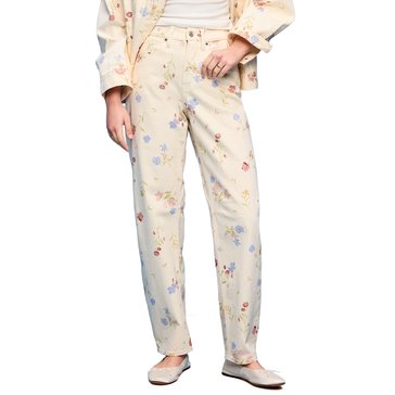 Old Navy Women's High Rise Baggy Full Length Barrel Pant