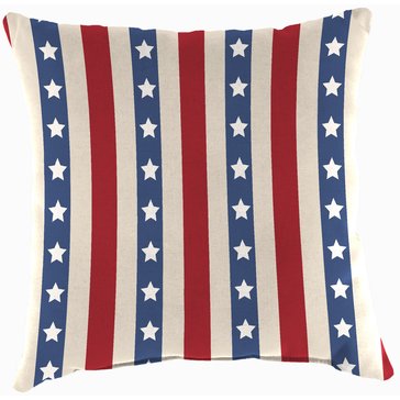 Jordan Manufacturing Square Knife Edge Outdoor Throw Pillow