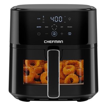 Chefman 6 Qrt Digital Dual Basket Air Fryer with Window 