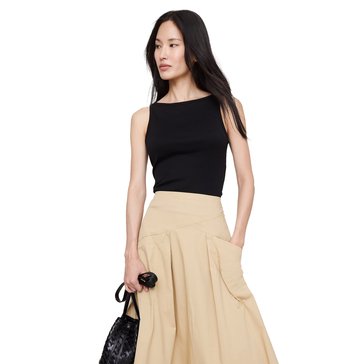 Banana Republic Women's Ultra Fine Rib Apron Neck Tank