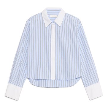 Banana Republic Women's Cropped Poplin Shirt
