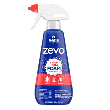 Zevo Trap and Kill Foam Insect Killer for Roaches and Spiders Spray
