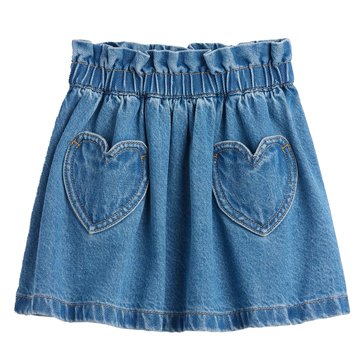 Gap Toddler Girls Heart Pocket Denim Skirt