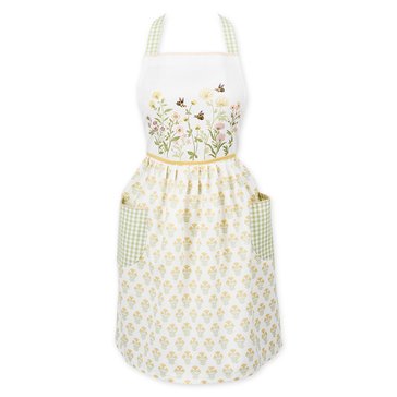 Design Imports Spring Wildflower Embellished Apron
