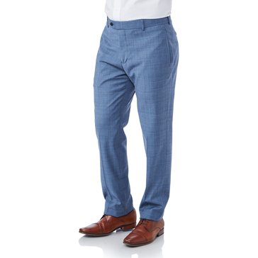 Brooks Brothers Men's Explorer Plain Front Classic Fit Suit Pants