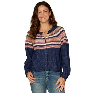 Democracy Women's Jacquard Sweater Cardigan