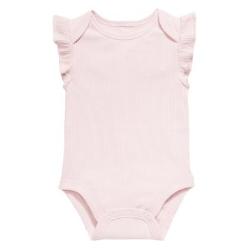 Old Navy Baby Girls' Short Sleeve Ruffle Ribbed Bodysuit