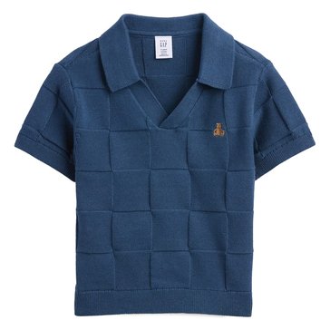 Gap Toddler Boys Johnny Collar Texture Shirt
