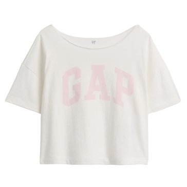 Gap Big Girls' Relaxed Wide Neck Tee