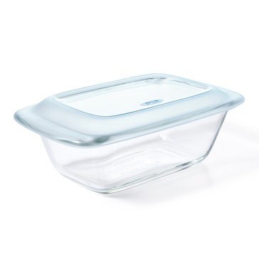 OXO Glass 1.6-Quart Loaf Pan with Lid