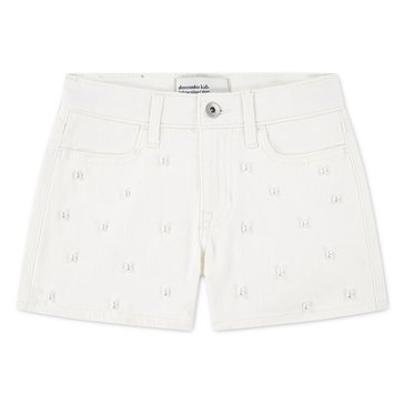 Abercrombie & Fitch Big Girls' Hr Relaxed Pearly Twill Shorts