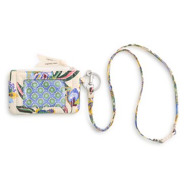 Vera Bradley Zip ID Pouch With Breakaway Lanyard