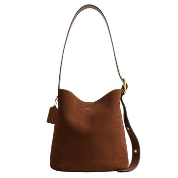 COACH Suede Bleecker Bucket Bag
