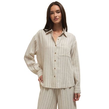 Z Supply Women's Alfie Striped Button Up Top