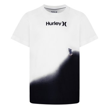 Hurley Little Boys' Ride The Wave Dip Dye Tee