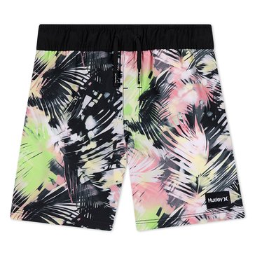 Hurley Little Boys' Distorted Palm Pull On Swim Shorts
