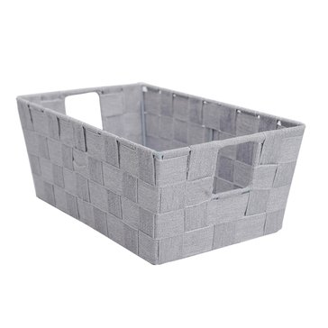 Home Basics Woven Strap Small Bin