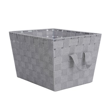 Home Basics Woven Strap Medium Bin