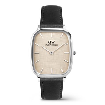 Daniel Wellington Men's Marlon Linen Leather Strap Watch