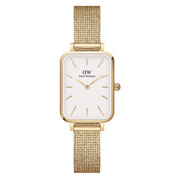 Daniel Wellington Women's Quadro Pressed Mesh Bracelet Watch