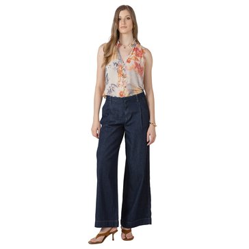 Black Tape Women's Flowy Button Front Blouse