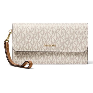 Michael Kors Jet Set Medium Flap Double Zip Wristlet