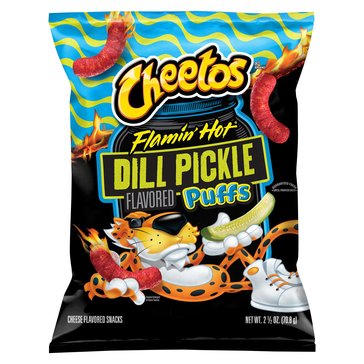 Cheetos Flamin' Hot Dill Pickle Puffs, 2.5oz