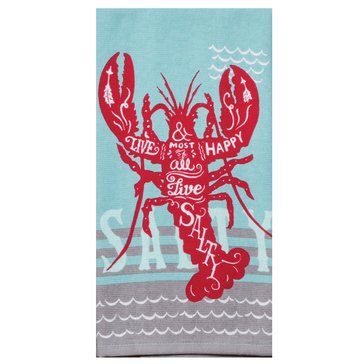 Kay Dee Live Salty Lobster Kitchen Towel
