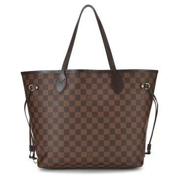 Louis Vuitton Damier Ebene Neverfull Mm Tote Bag