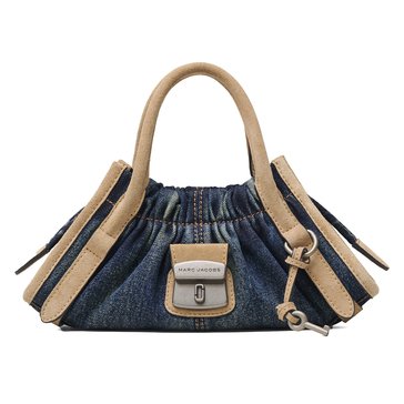 Marc Jacobs The Small Satchel Denim Suede Cristina
