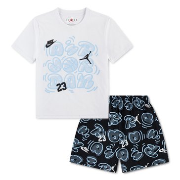 Jordan Little Boys' Aop Movement Lines Short Set