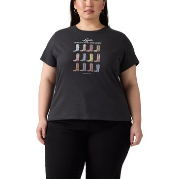 Levi's Women's Perfect Tee All The Boots (Plus Size)