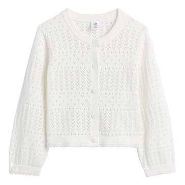 Gap Toddler Girls' Cotton Pointelle Cardigan