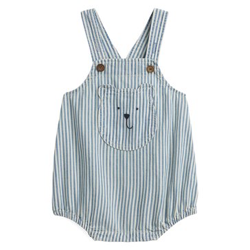 Gap Baby Boys' My First Denim Railroad Stripe Bubble Overall