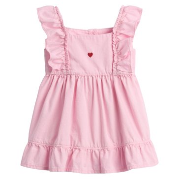 Gap Baby Girls' My First Denim Flutter Sleeve Tiered Dress