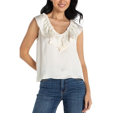 Liverpool Women's Ruffle Woven Top