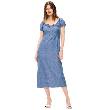 Old Navy Women's Short Sleeve Scoop Neck Midi Dress