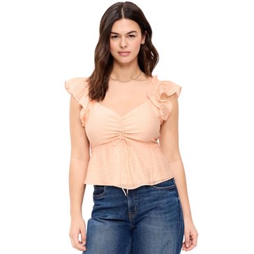 Old Navy Women's Sleeveless Fit and Flare Cinched Top