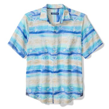 Tommy Bahama Men's Sand Linen Palma Batik Shirt