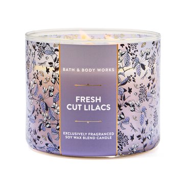 Bath & Body Works Fresh Cut Lilacs 3-Wick Candle