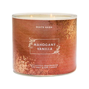 Bath & Body Works Mahogany Vanilla 3-Wick Candle