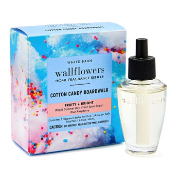 Bath & Body Works Cotton Candy Boardwalk WallFlower Refill 2-Pack