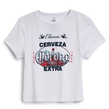 Ripple Junction Women's Classic Cerveza Baby Rib Crew Tee