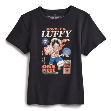 Ripple Junction Women's Luffy Magazine Cover Baby Rib Crew Tee
