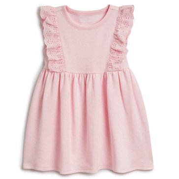 Wanderling Baby Girls' Eyelet Ruffle Dress