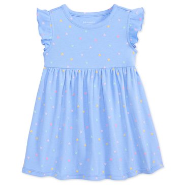 Wanderling Baby Girls' Multi Hearts Dress