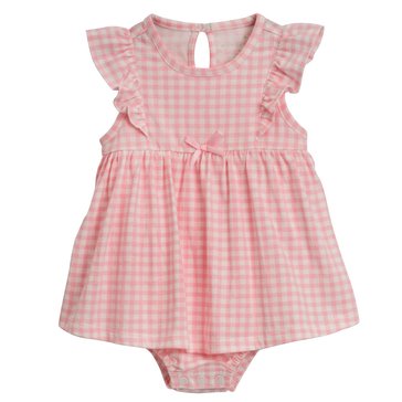 Wanderling Baby Girls' Pretty Gingham Sunsuit